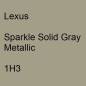 Preview: Lexus, Sparkle Solid Gray Metallic, 1H3.